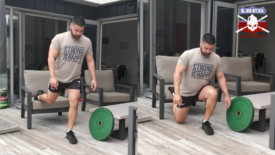 Bulgarian Split Squat Without Weights