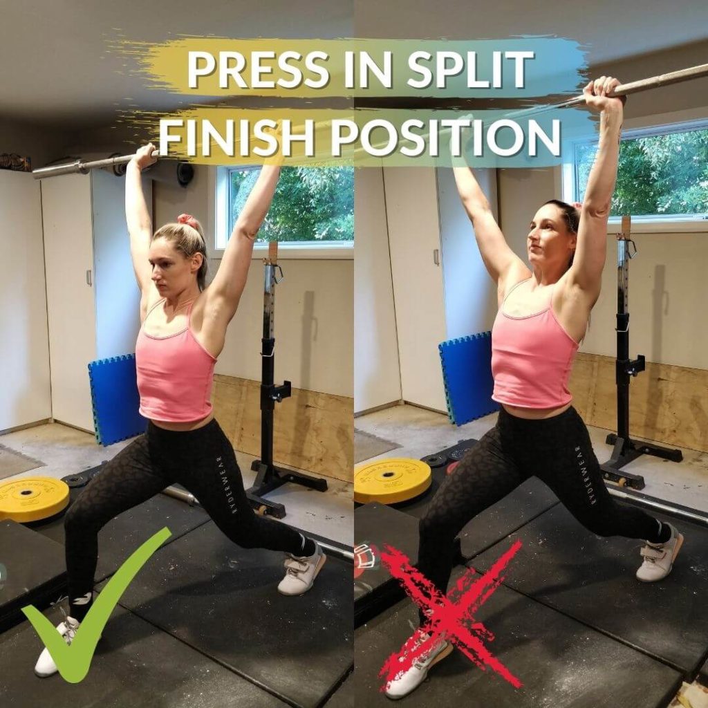 Press In Split Muscles Worked