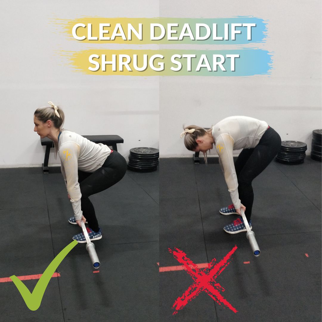 Clean Deadlift Shrug Technique