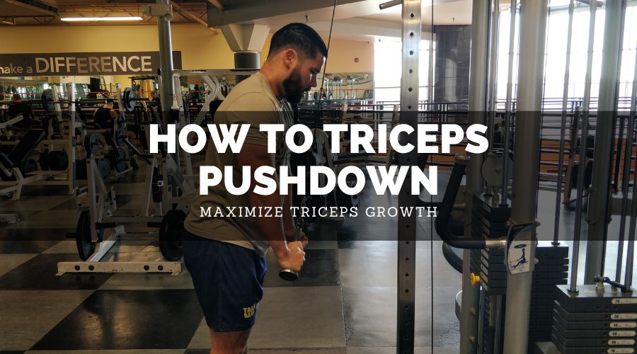 How To Triceps Pushdown