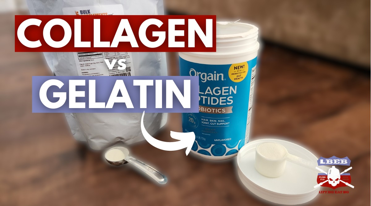 Colágeno vs Gelatina