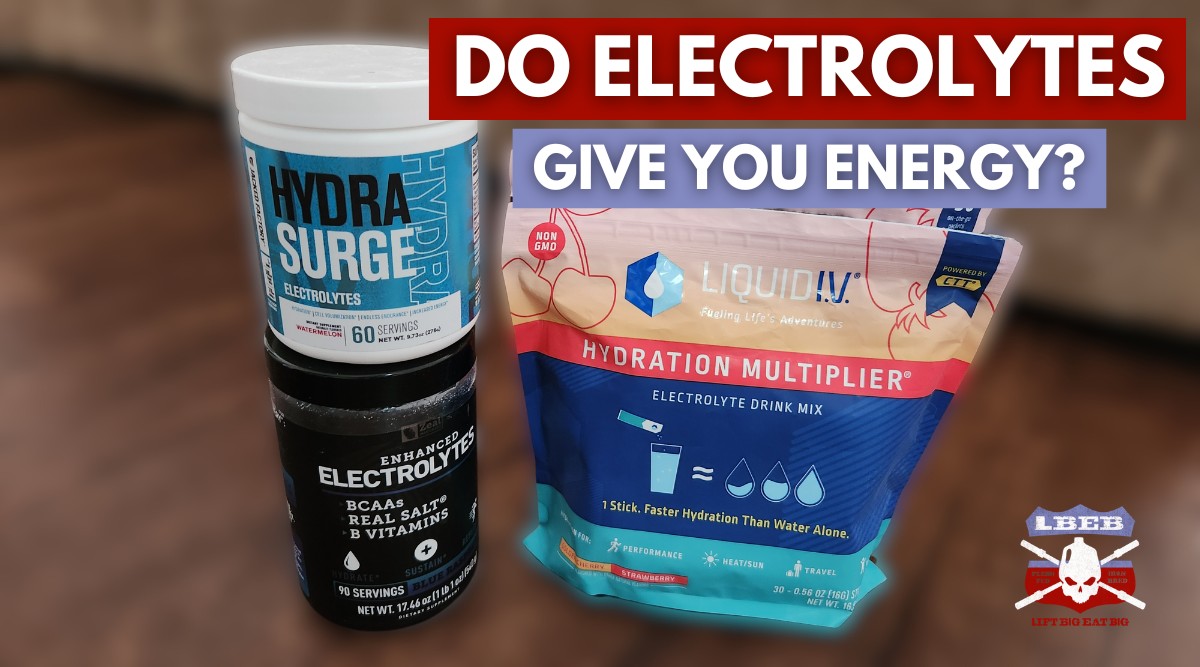¿Los electrolitos te dan energía?